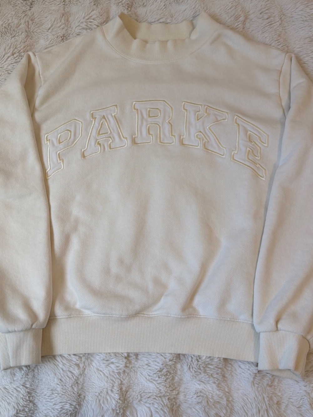 parke cream mockneck from 2026 bridal collection!